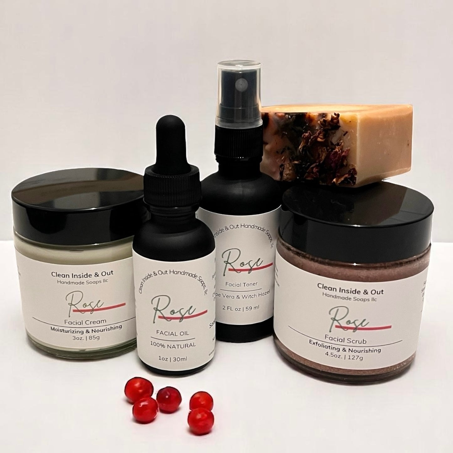 Rose Facial Set
