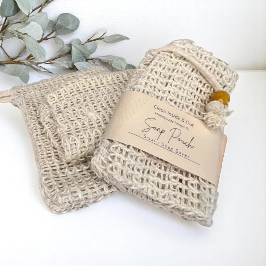 Sisal Soap Pouch