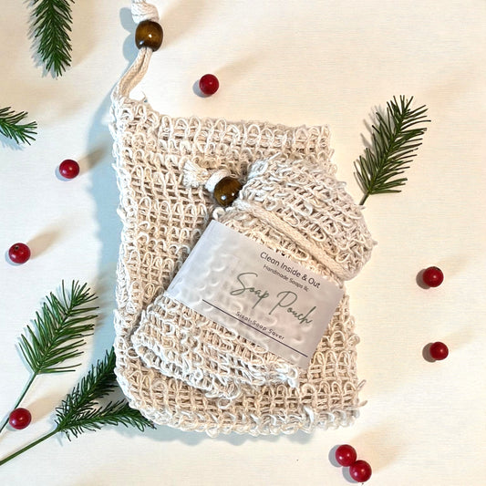 Sisal Soap Pouch