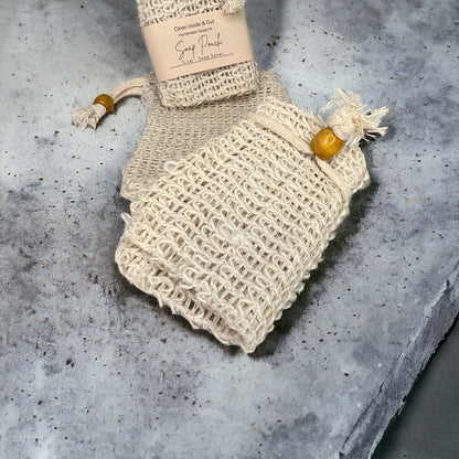 Sisal Soap Pouch