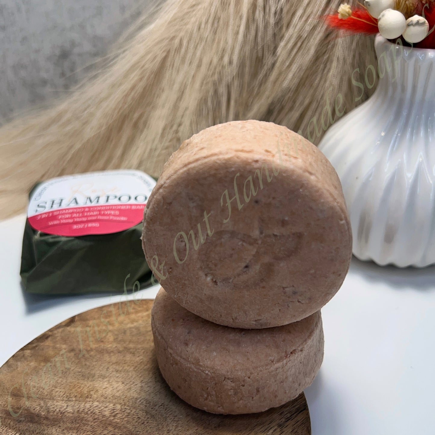 Rose Shampoo Bar - All Hair Types